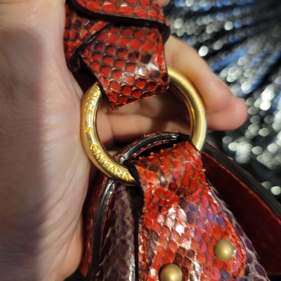 EXTREMELY RARE DOLCE AND GABBANA SNAKESKIN BAG😍 UNLISTED‼️ - Picture 5 of 8
